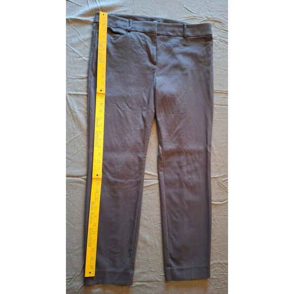 Ann Taylor Loft Skinny Ankle Pants in Gray, Women's Size 14 - Picture 3 of 6